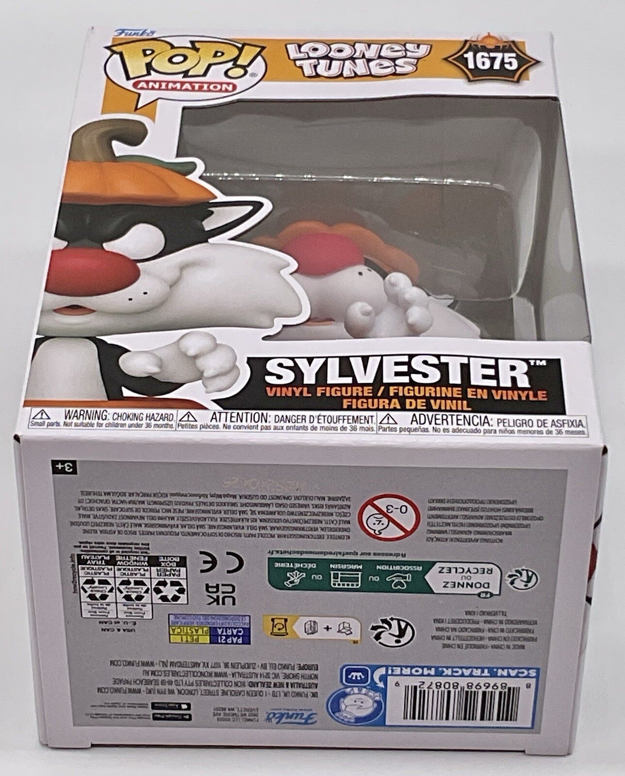 Sylvester Pop #1675 Pumpkin Halloween Funko Looney Tunes 2024