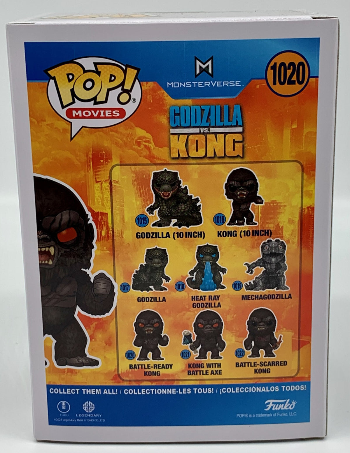 Godzilla vs Kong  Battle Ready Kong Pop #1020 Funko Pop Movies  2021