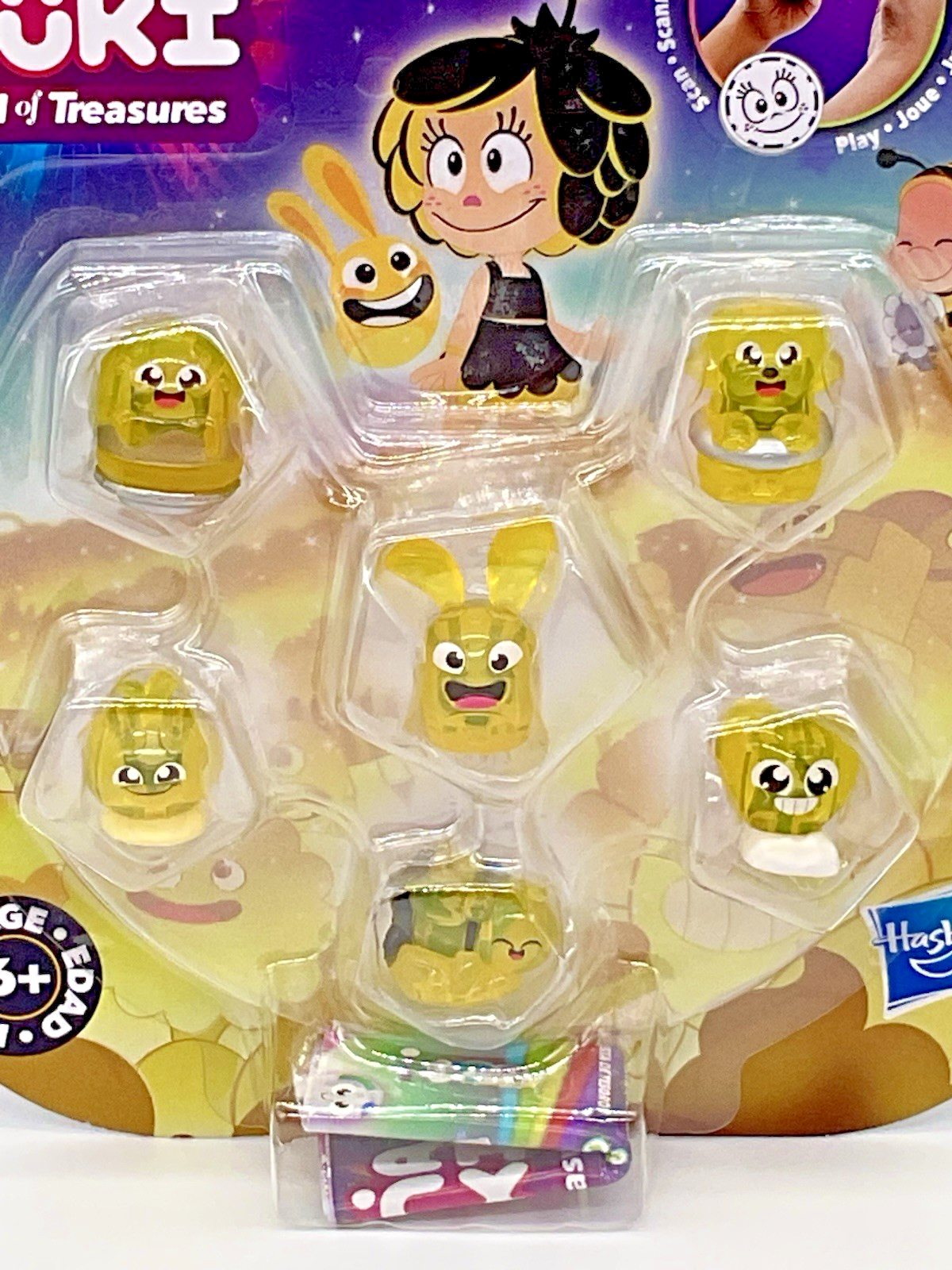 Hana Zuki Full Of Treasures 6 Pack Figures Collection 1 Hasbro - Yellow