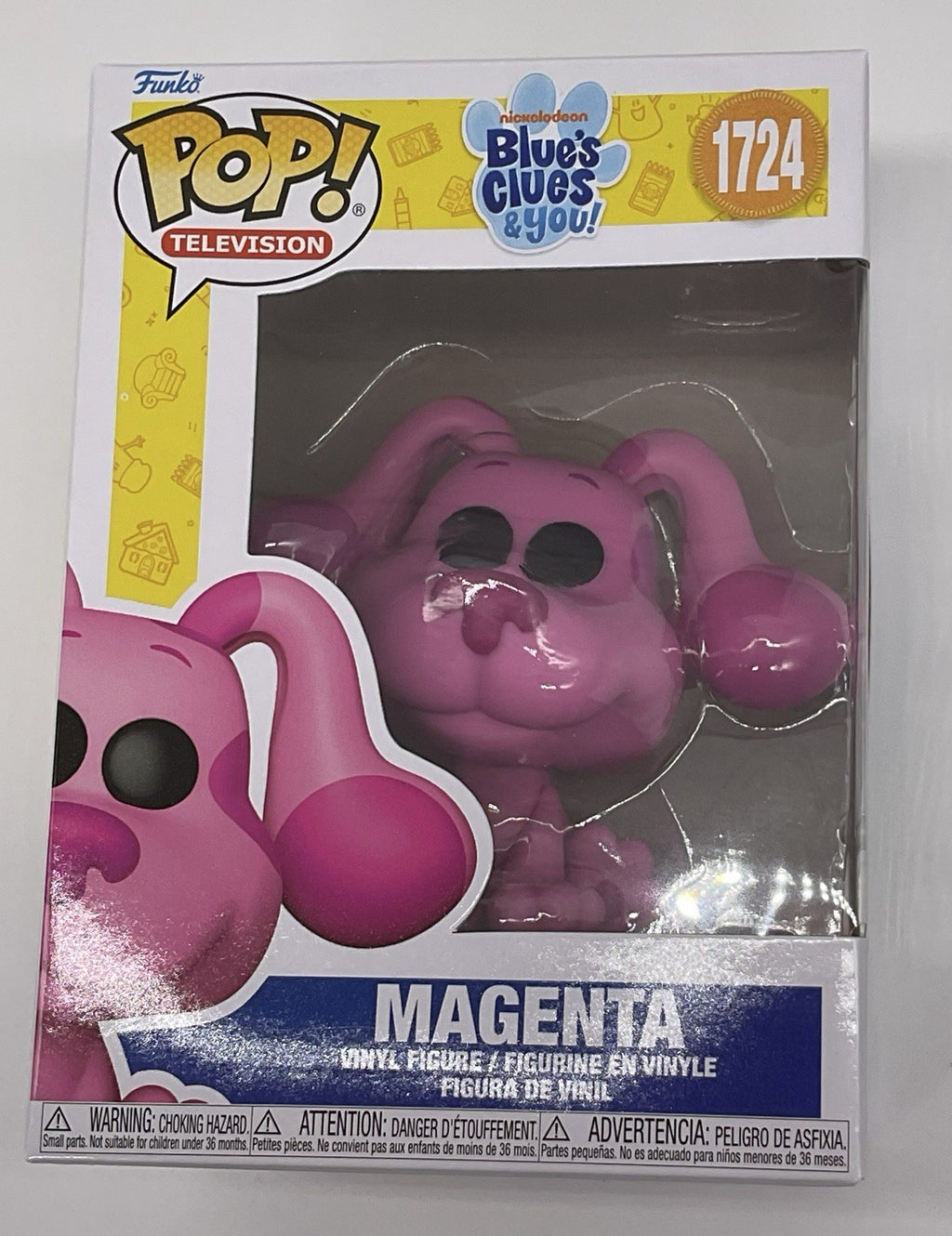 Blue’s Clues Magenta Pop #1724 Nickelodeon 2025 Blues Clues and You Funko