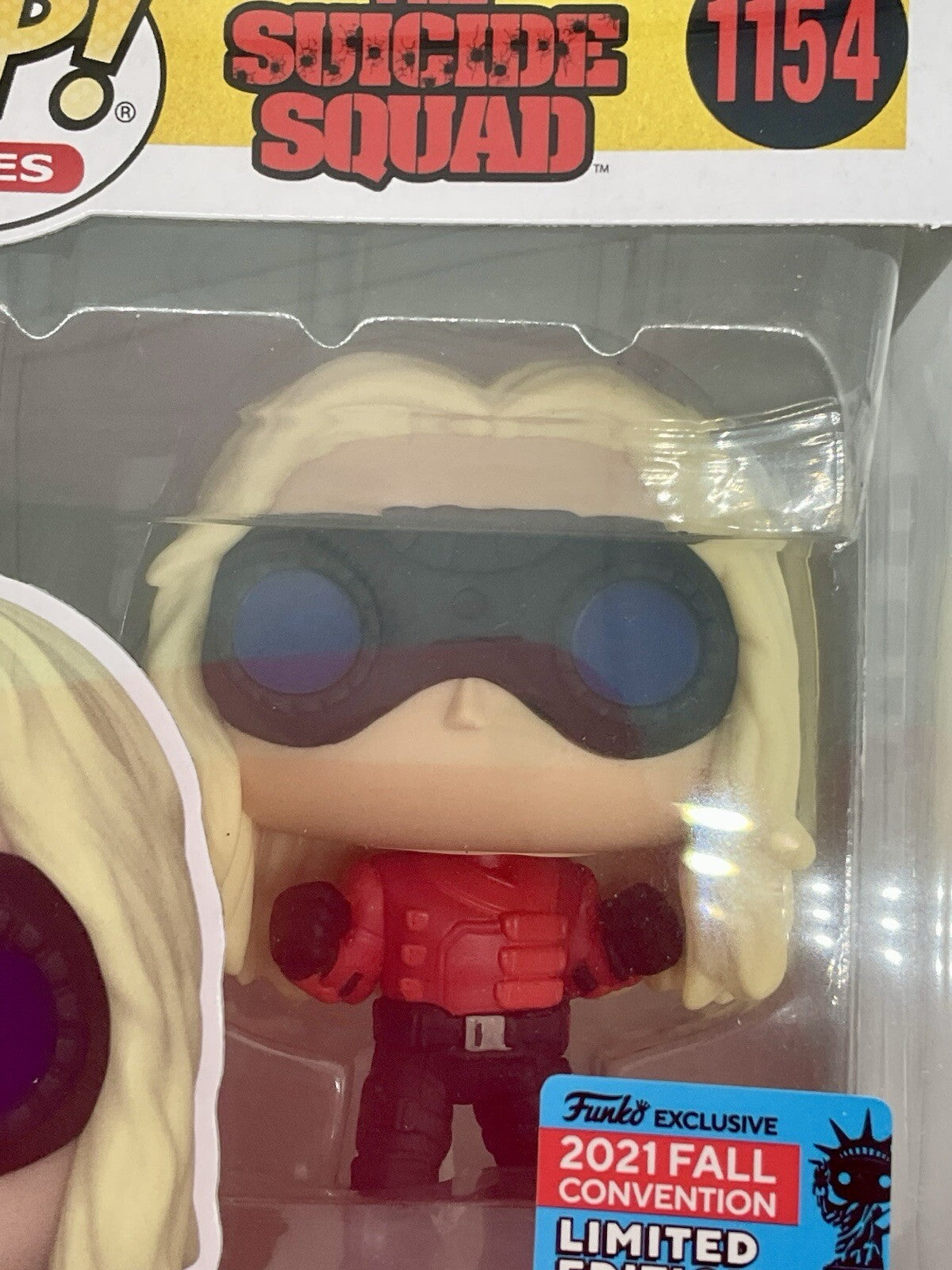 Savant Pop #1154 Suicide Squad 2021 NYCC Fall Conv. Excl Vaulted with Protector