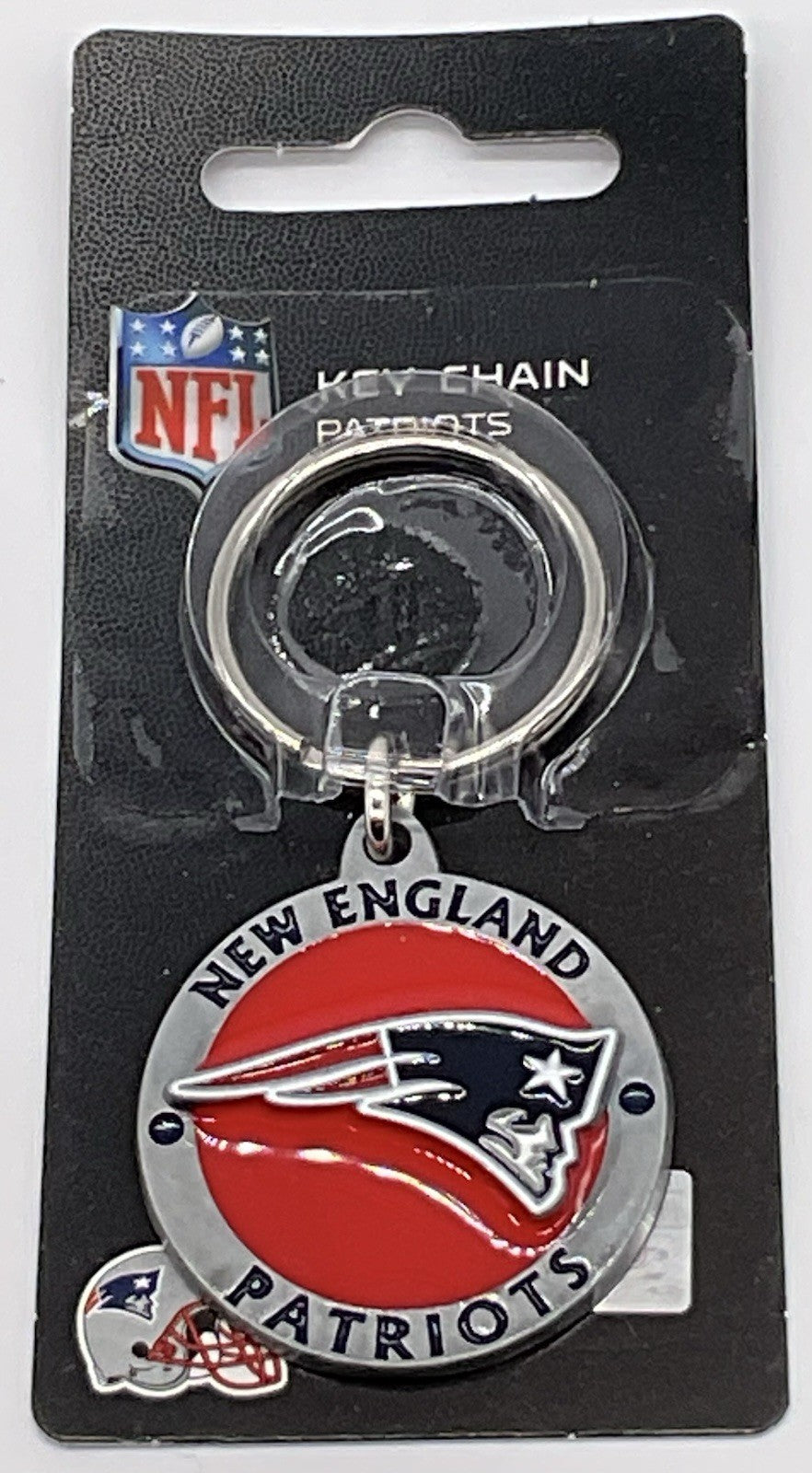 NFL New England Patriots Key Chain Metal - NFL Logo Key Chain