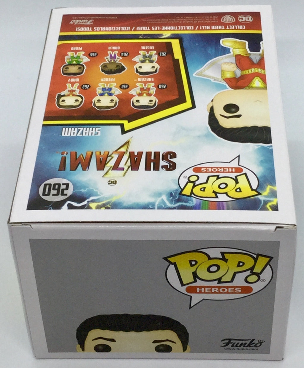 Shazam Pop #260 DC Comics Funko Pop Heroes 2018 Vaulted Shazam