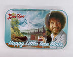Bob Ross Happy Little Tree Mints in Collectible Tin 3 oz. 3 3/4"x2 1/2"x3/4"