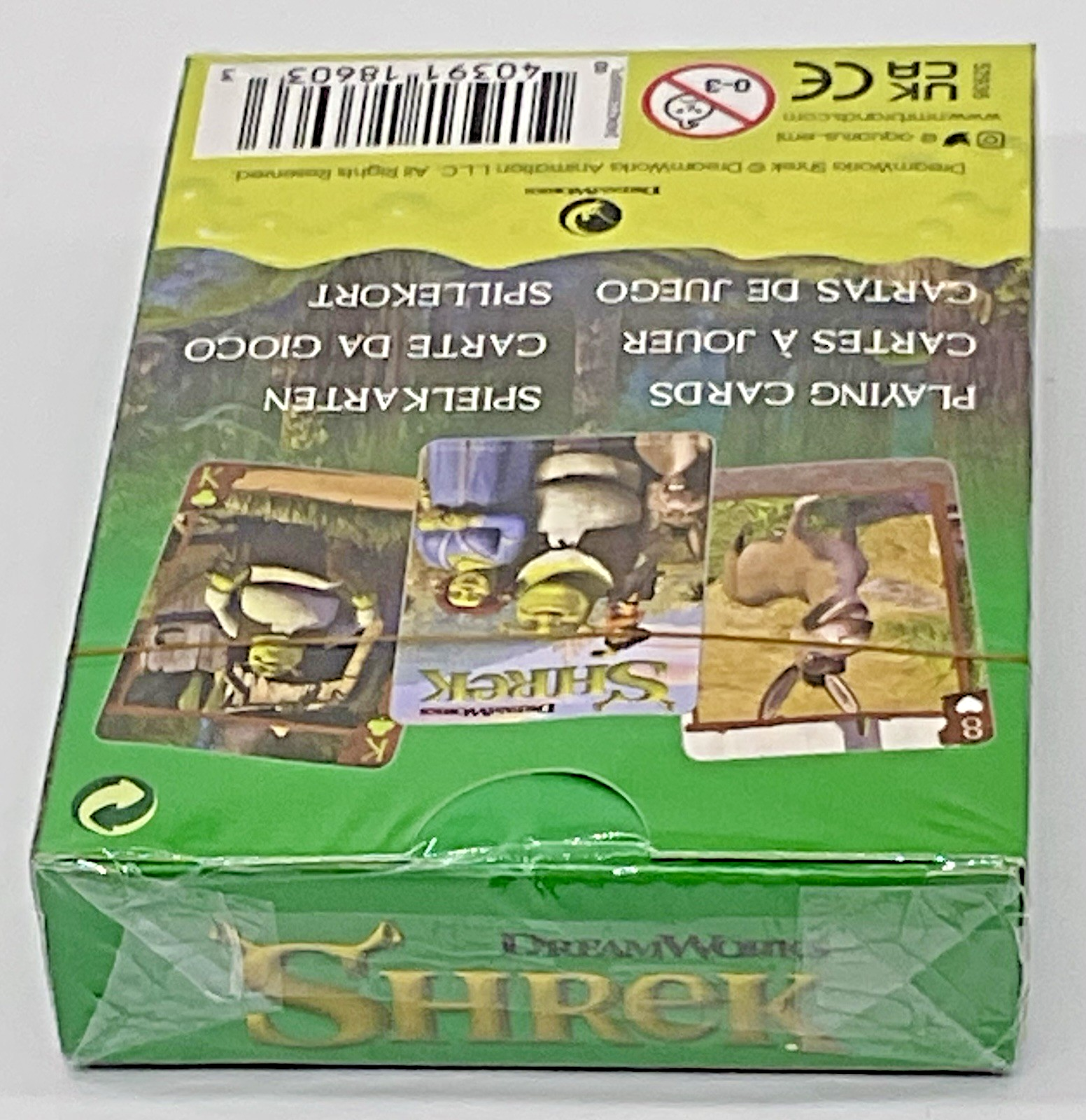 Shrek Playing Cards Dreamworks Aquarius Standard Sized Deck Playing Cards Shrek