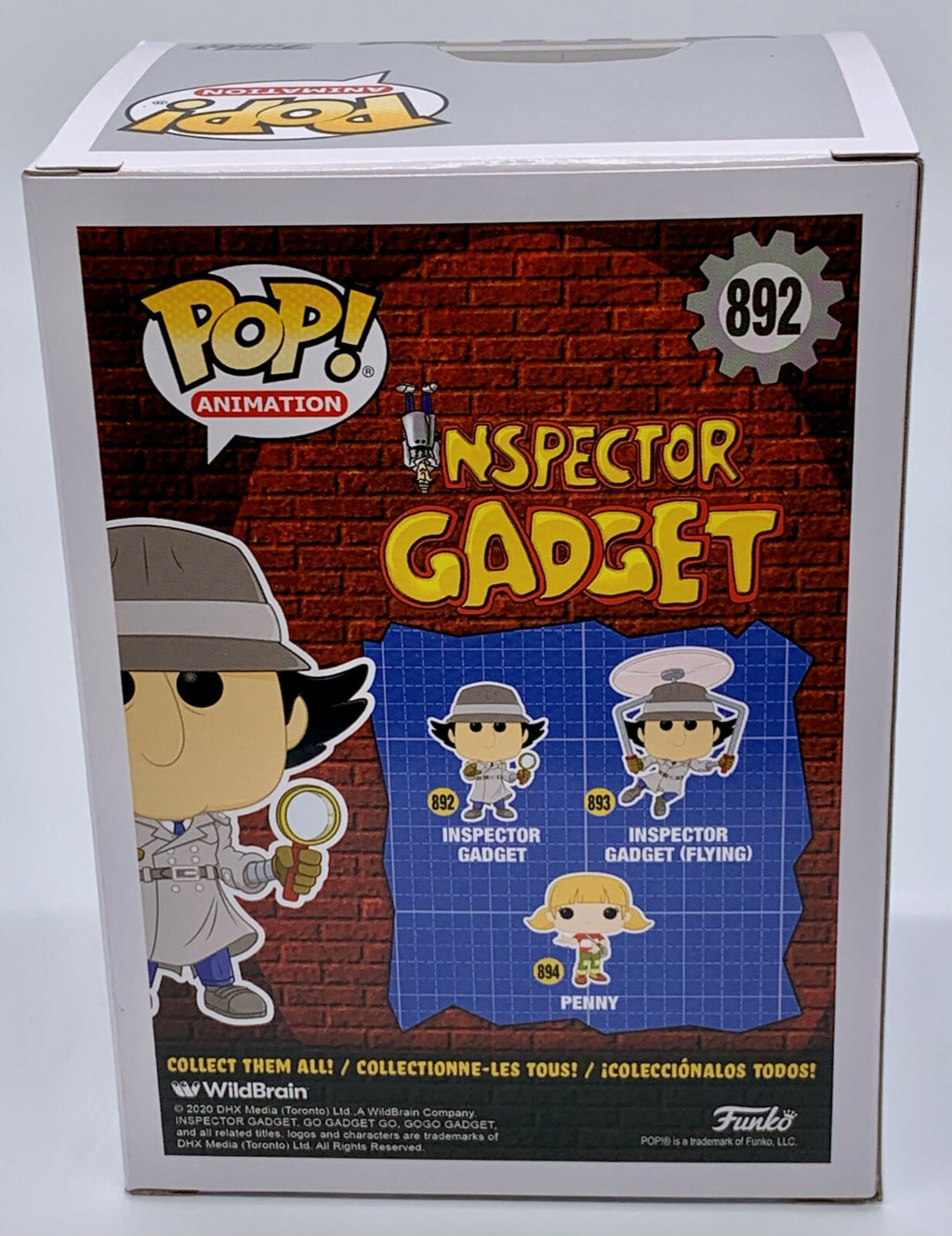 Inspector Gadget Pop #892 Funko Pop Animation Vaulted 2020