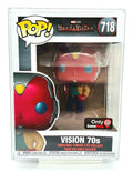 Vision 70's Pop #718 Wanda Vision Funko Pop Gamestop Exclusive in Protector 2021