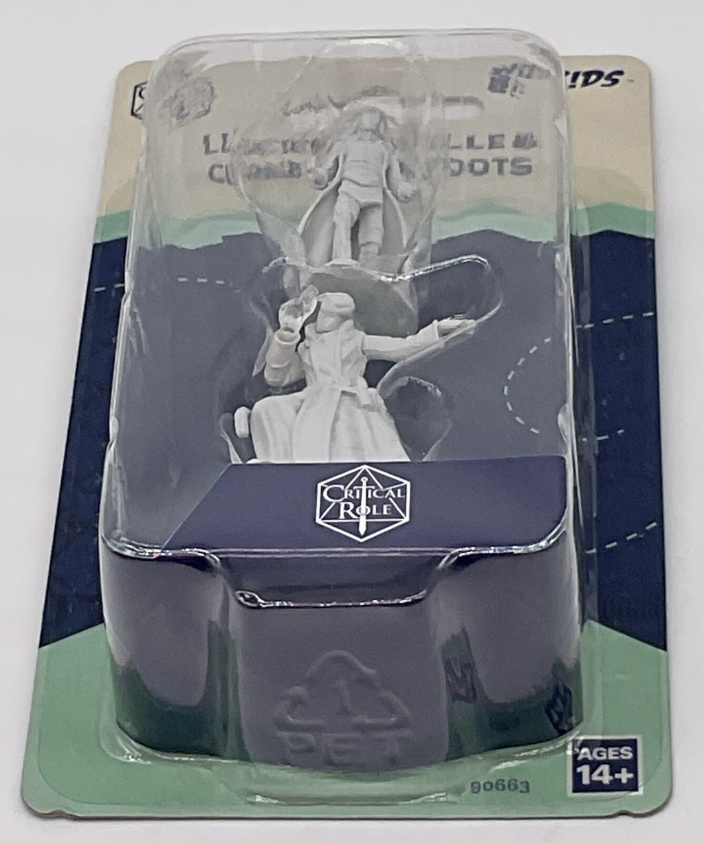 Critical Role Unpainted Minis 2 Pack Lucien Tavelle + Cree Depots Primed Ready