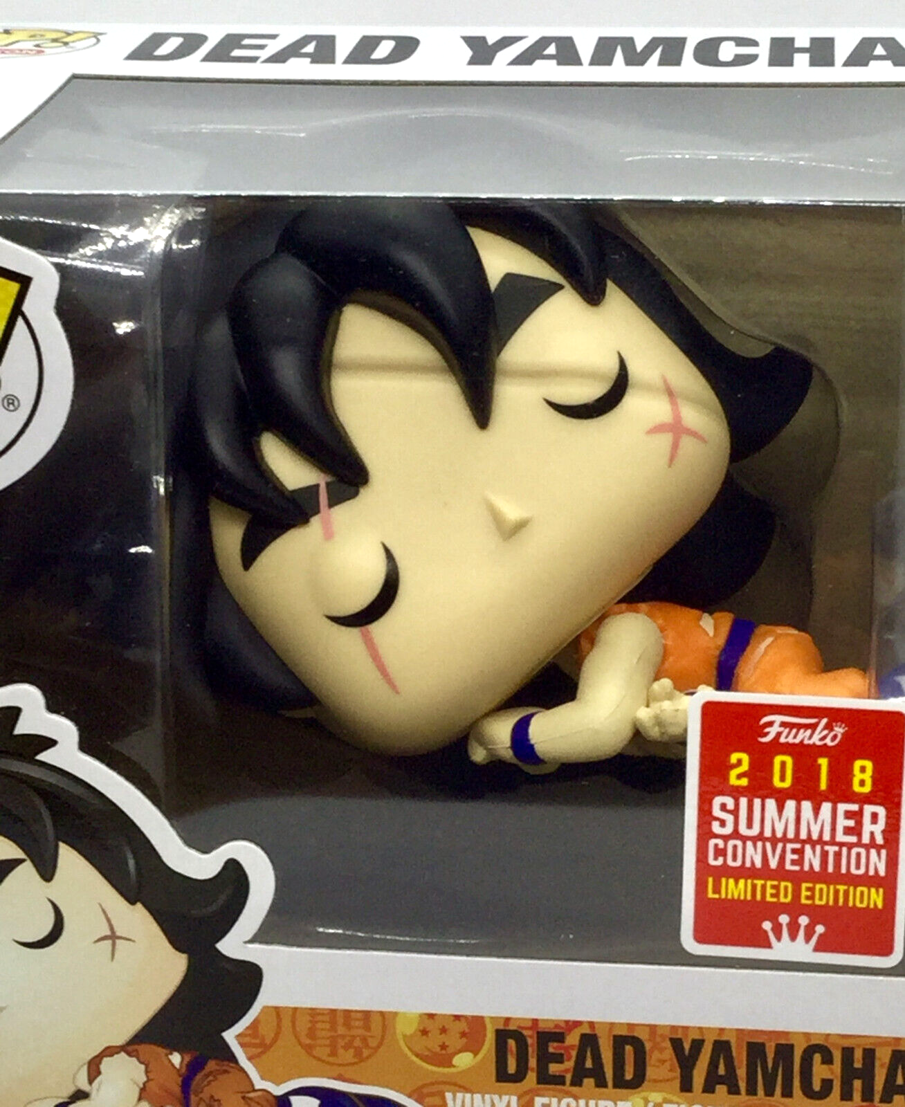 Dead Yamcha Pop #397 Dragonball Z 2018 SDCC Vaulted Limited Edition in Protector