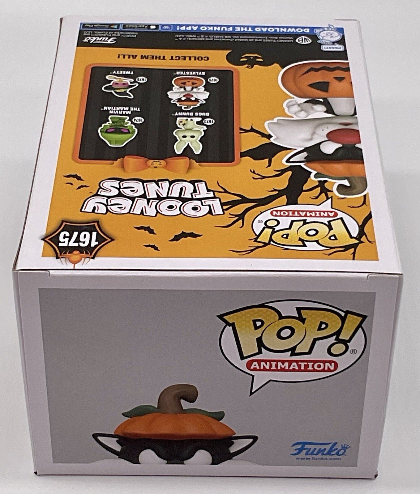 Sylvester Pop #1675 Pumpkin Halloween Funko Looney Tunes 2024