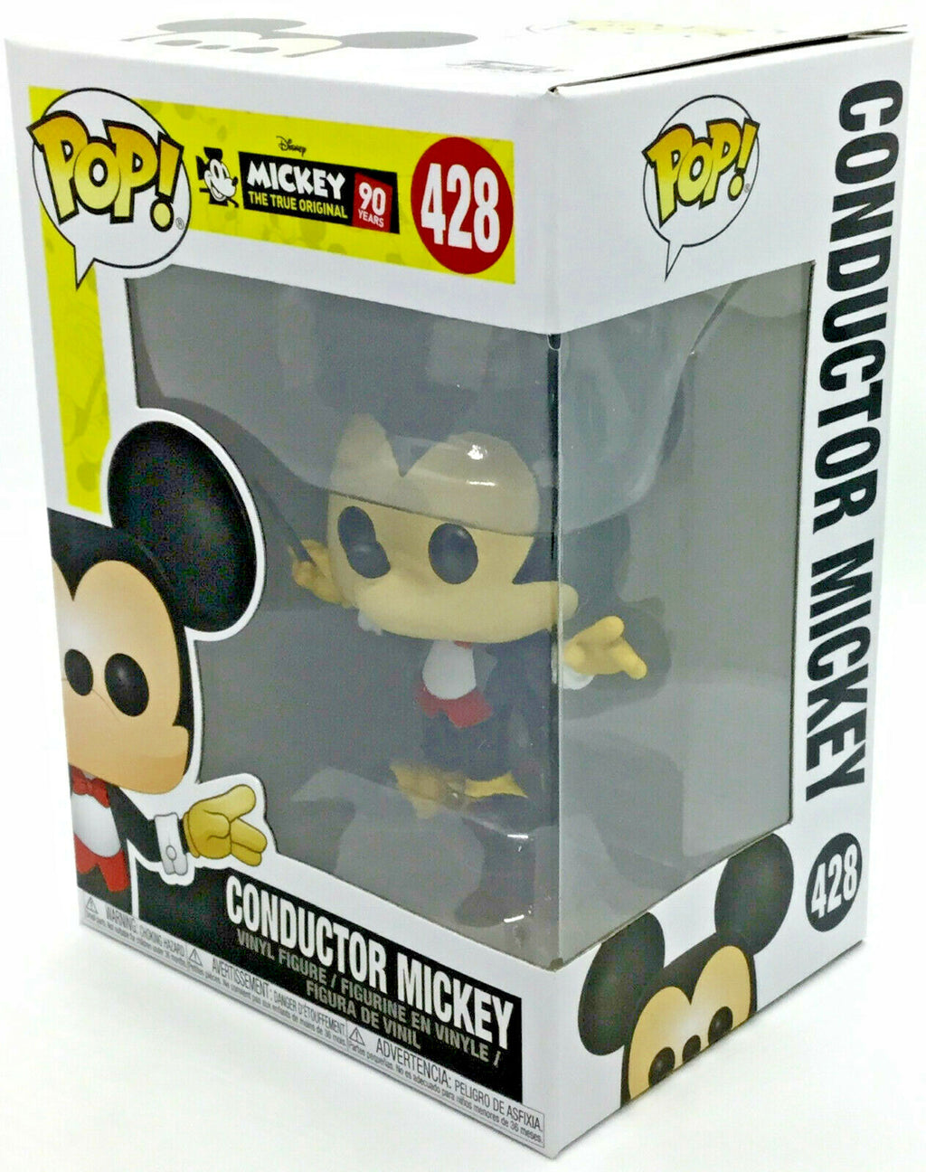 Conductor Mickey Pop #428 Funko Mickey The True Original 90 Years Disney
