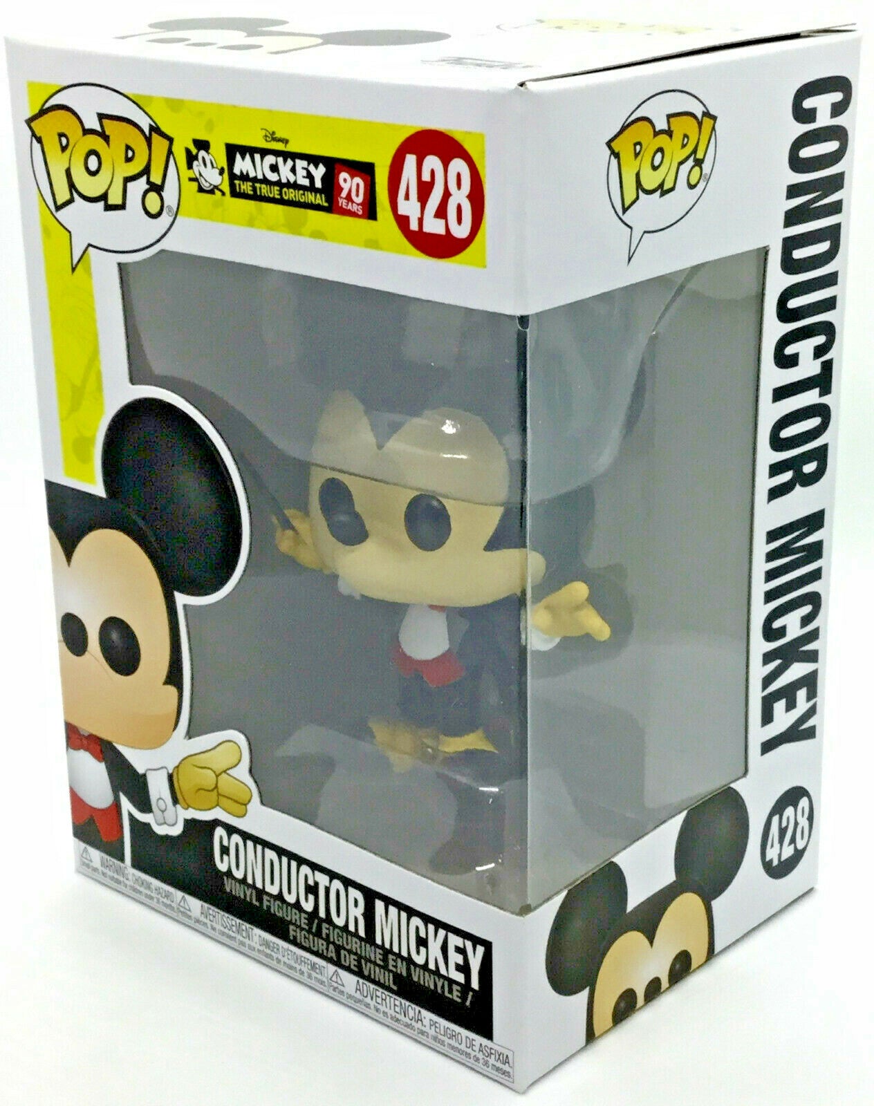 Conductor Mickey Pop #428 Funko Mickey The True Original 90 Years Disney