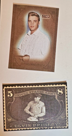 Elvis by the Numbers Collectible Cards Press Pass 5 Cards per Pack Sealed Packs
