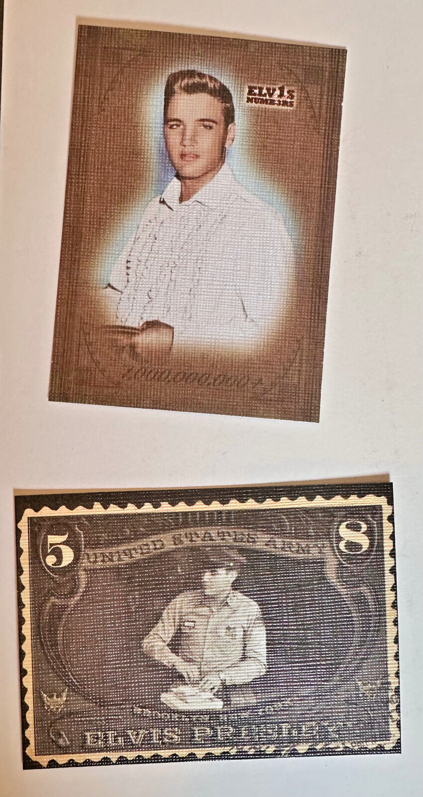 Elvis by the Numbers Collectible Cards Press Pass 5 Cards per Pack Sealed Packs