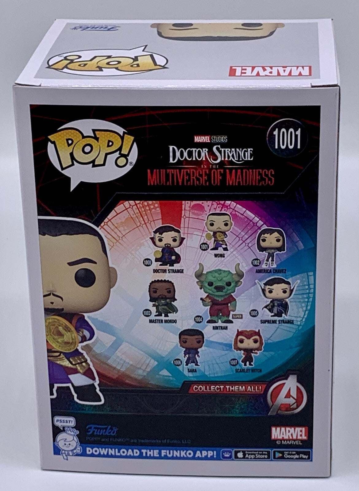 Wong Pop #1001 Doctor Strange in the Multiverse of Madness Funko Pop 2022