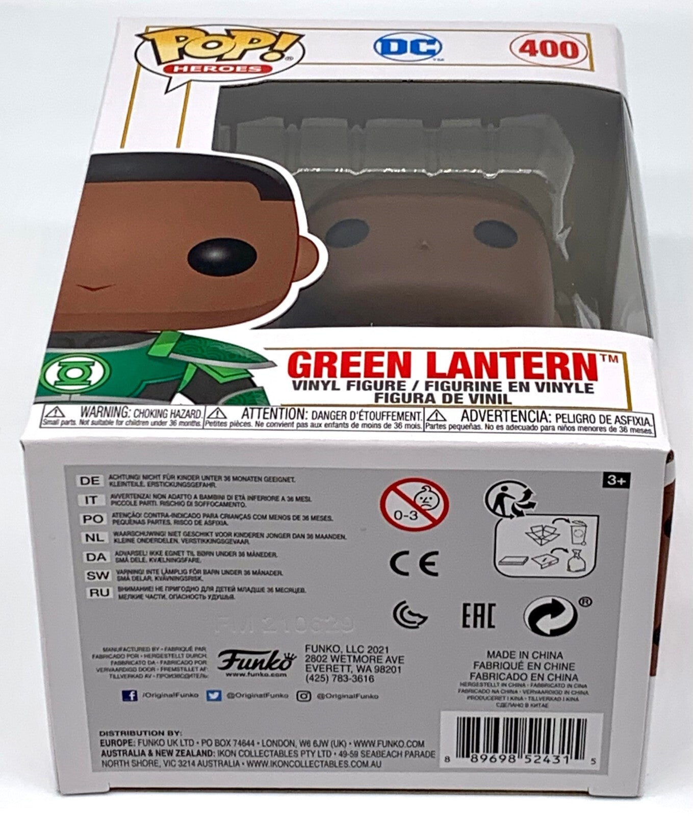 Green Lantern Pop #400 DC Comics Imperial Palace Funko Heroes Minor Box Damage