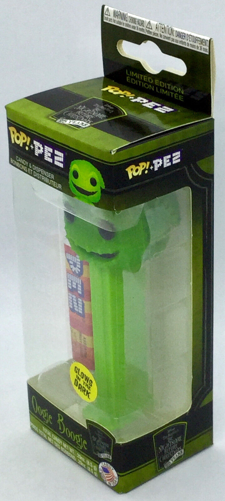 The Nightmare Before Christmas 25 Years Oogie Boogie Funko Pop Pez 2018 Vaulted