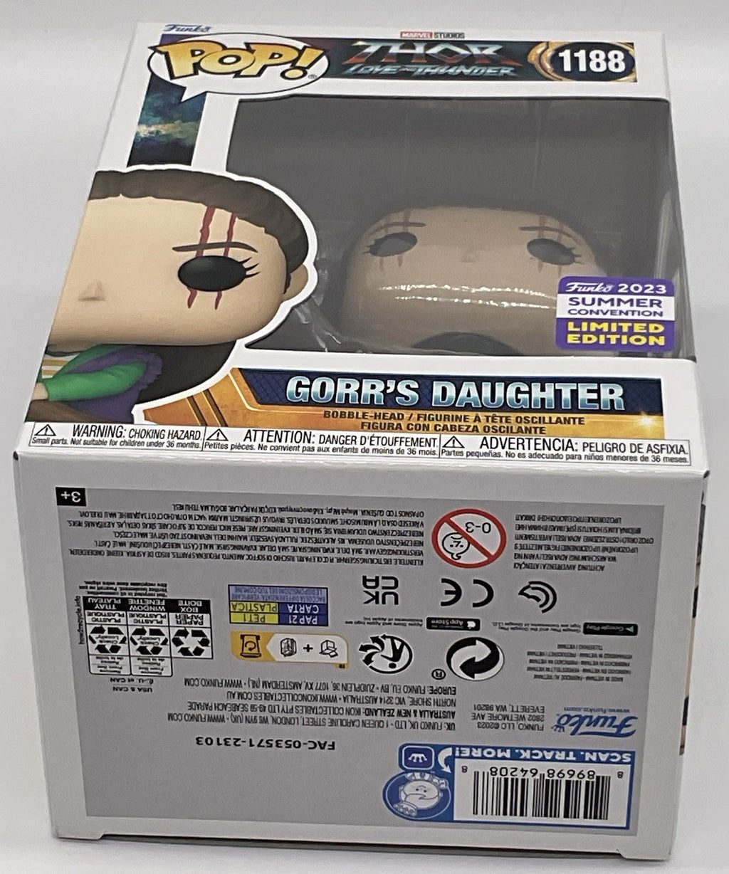 Gorr’s Daughter Funko Pop #1188 Marvel Thor Love + Thunder Funko 2023 Conv Excl