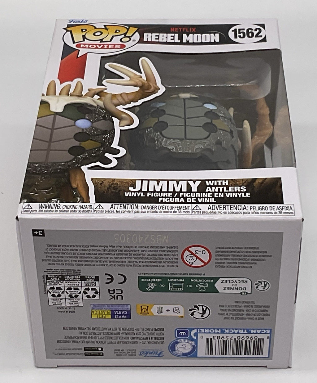 Jimmy With Antlers Pop #1562 Netflix Rebel Moon Funko Pop Movies 2024