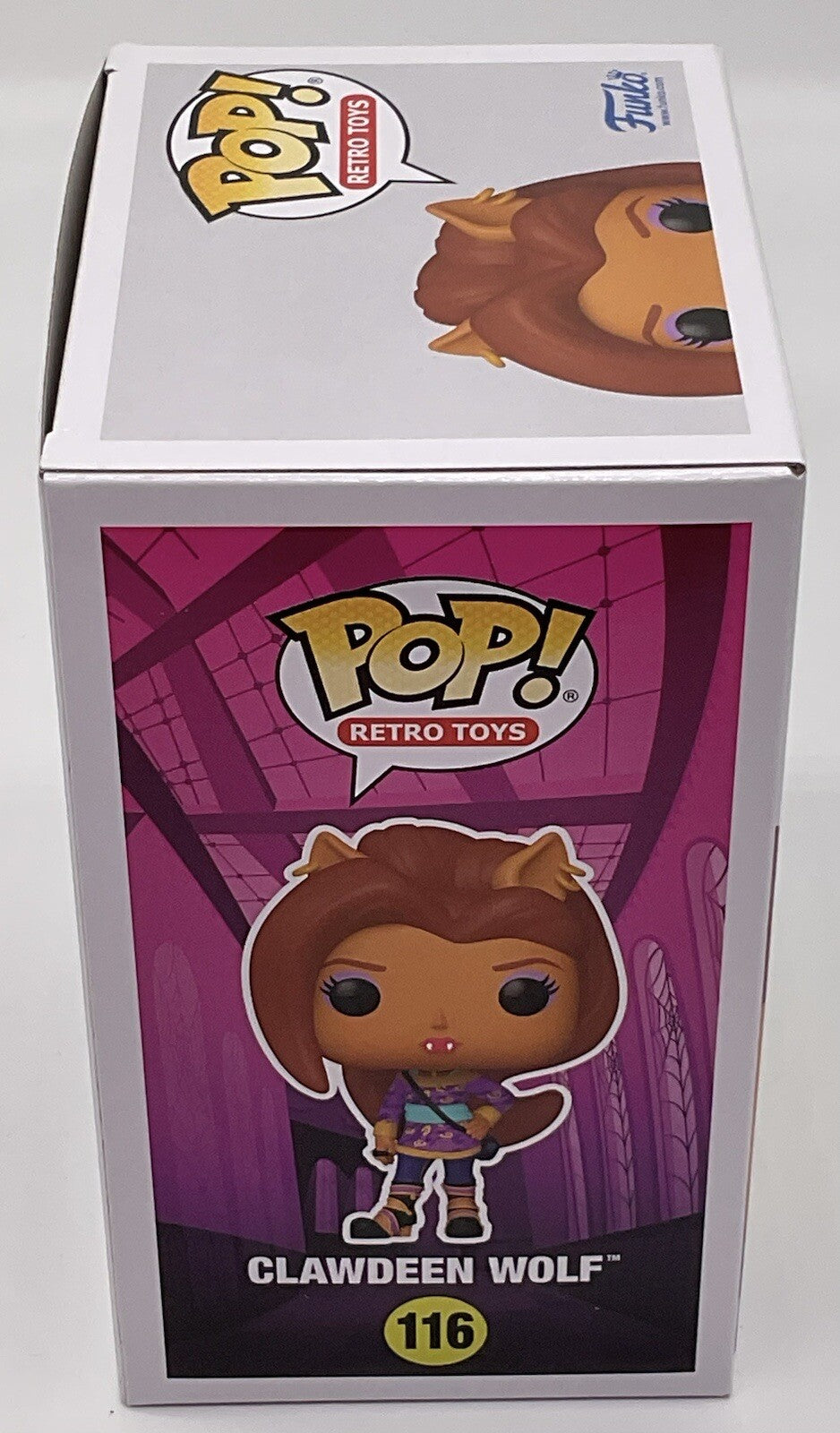 Clawdeen Wolf Pop #116 Monster High Funko Pop Retro Toys 2023 with Protector 