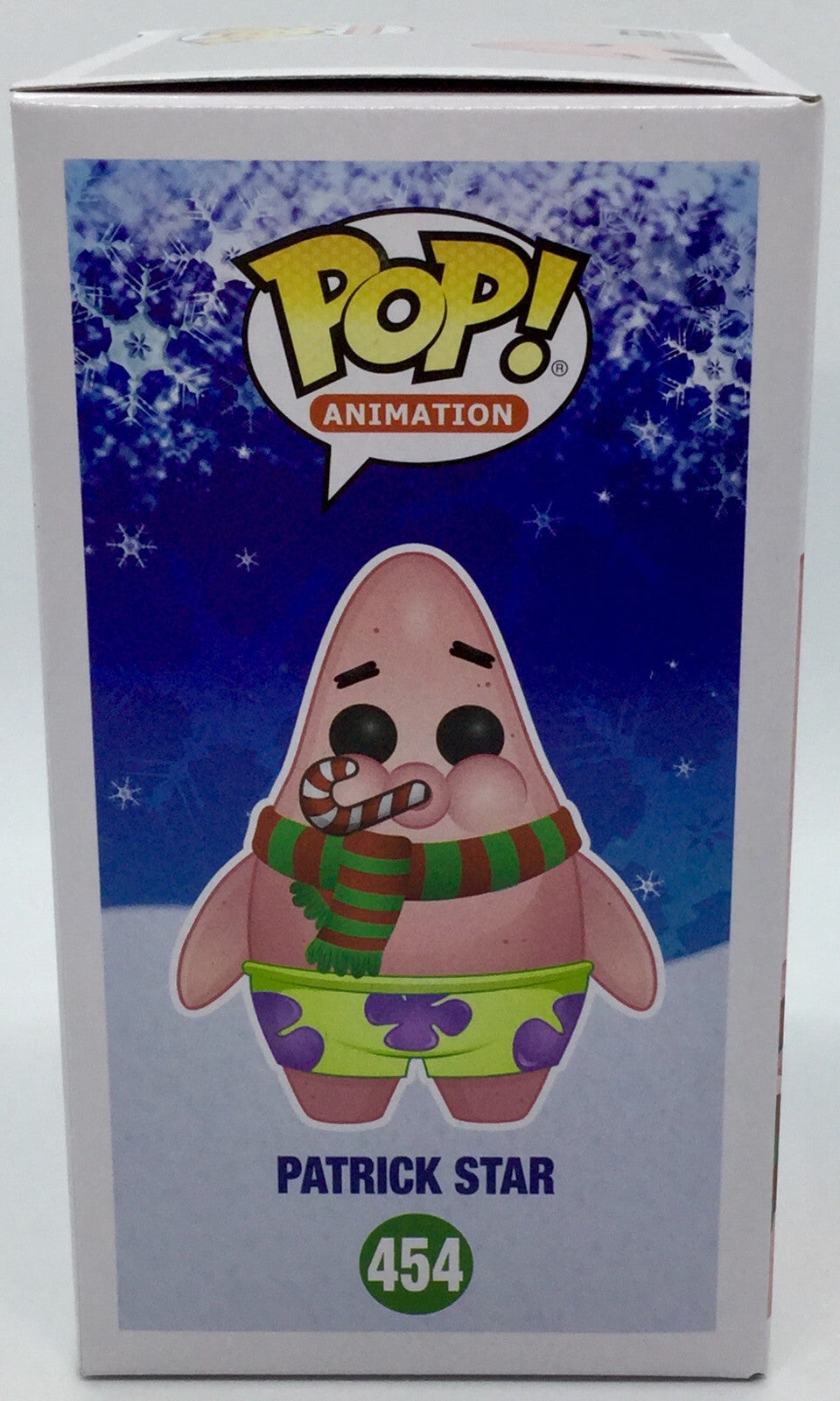 Patrick Star Pop #454 with Candy Cane Holiday Funko Pop 2018