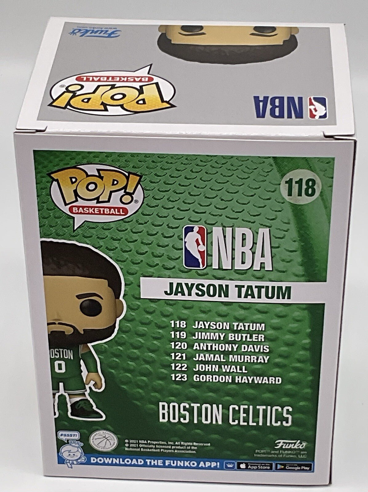 Jayson Tatum Pop #118 Boston Celtics Funko Basketball NBA 2021