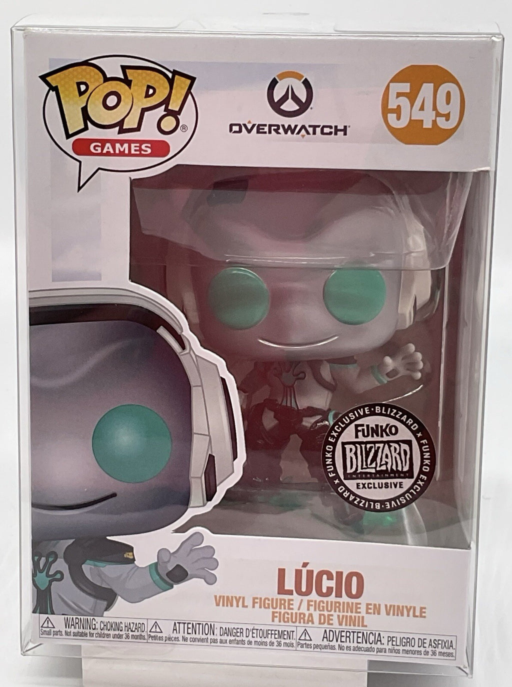 Lucio Pop #549 Overwatch Funko 2019 Blizzard Exclusive Vaulted in Protector