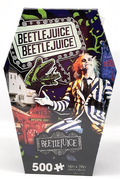 Beetlejuice 500 Piece Puzzle Coffin Box Puzzle Art Poster 14in x 19in Aquarius