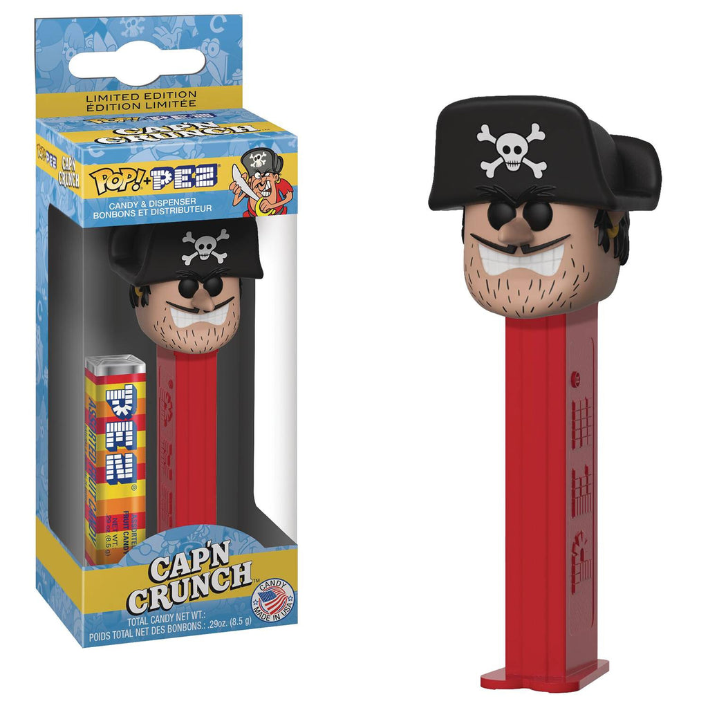 Jean LaFoote Cap’N Crunch Funko Pop Pez Quaker Oats Dispenser/Candy 2018 Vaulted