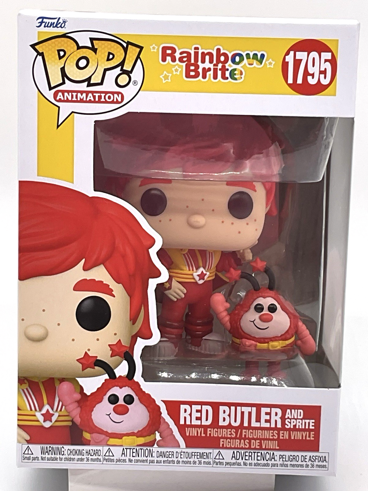 Red Butler and Sprite Pop #1795 Rainbow Brite Funko Pop Animation 2024