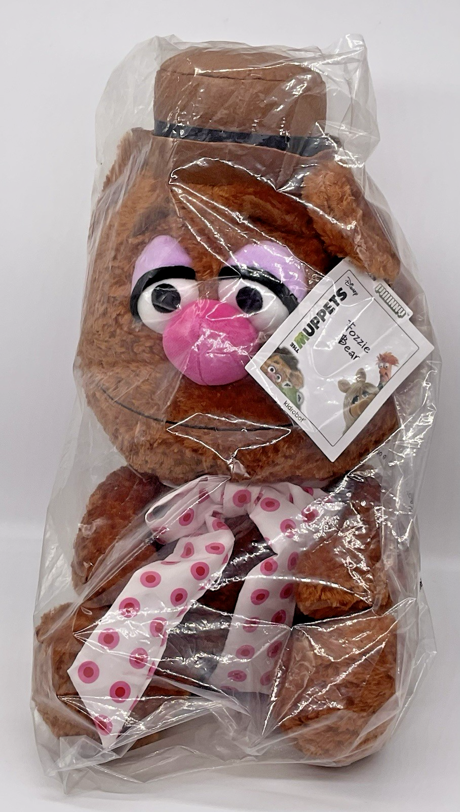 The Muppets Fozzie Bear Phunny Plush 15inch Disney Kidrobot The Muppets Fozzie
