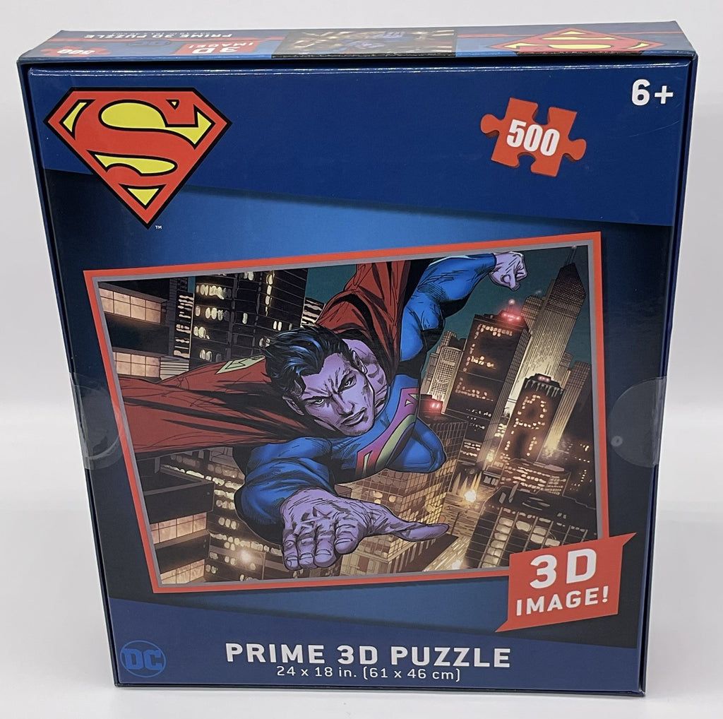 Superman Prime 3D Puzzle 500 Pieces DC 3D Image Superman
