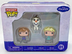 Disney Frozen Pocket Pops in Collectible Tin #01  Anna, Olaf, Elsa Funko Vaulted