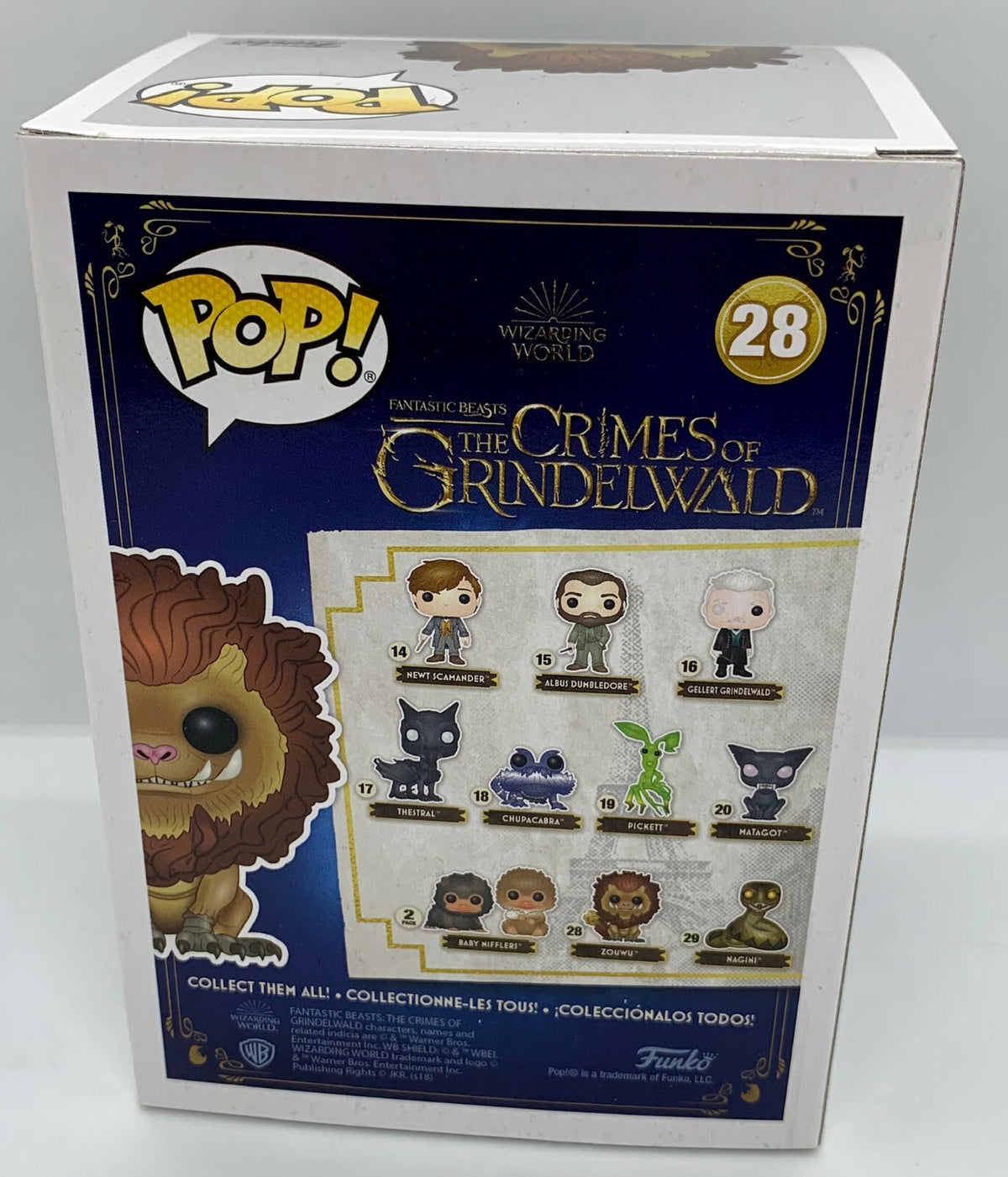 Zouwu Pop #28 Glows The Crimes of Grindelwald Funko Exclusive 2019 Vaulted