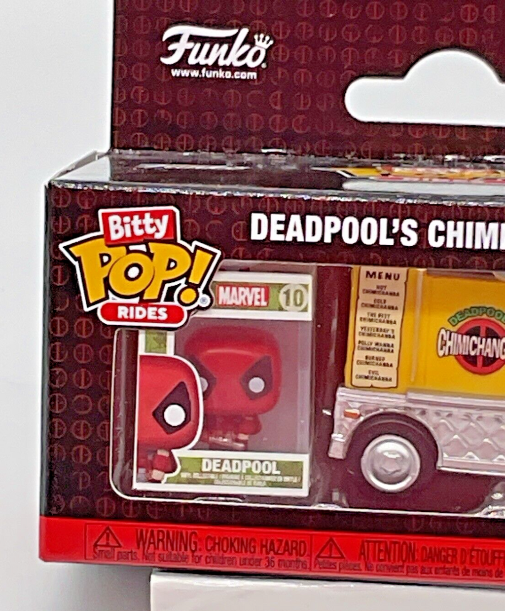 Deadpool’s Chimichanga Truck Funko Bitty Pop Rides 2024 Marvel Deadpool