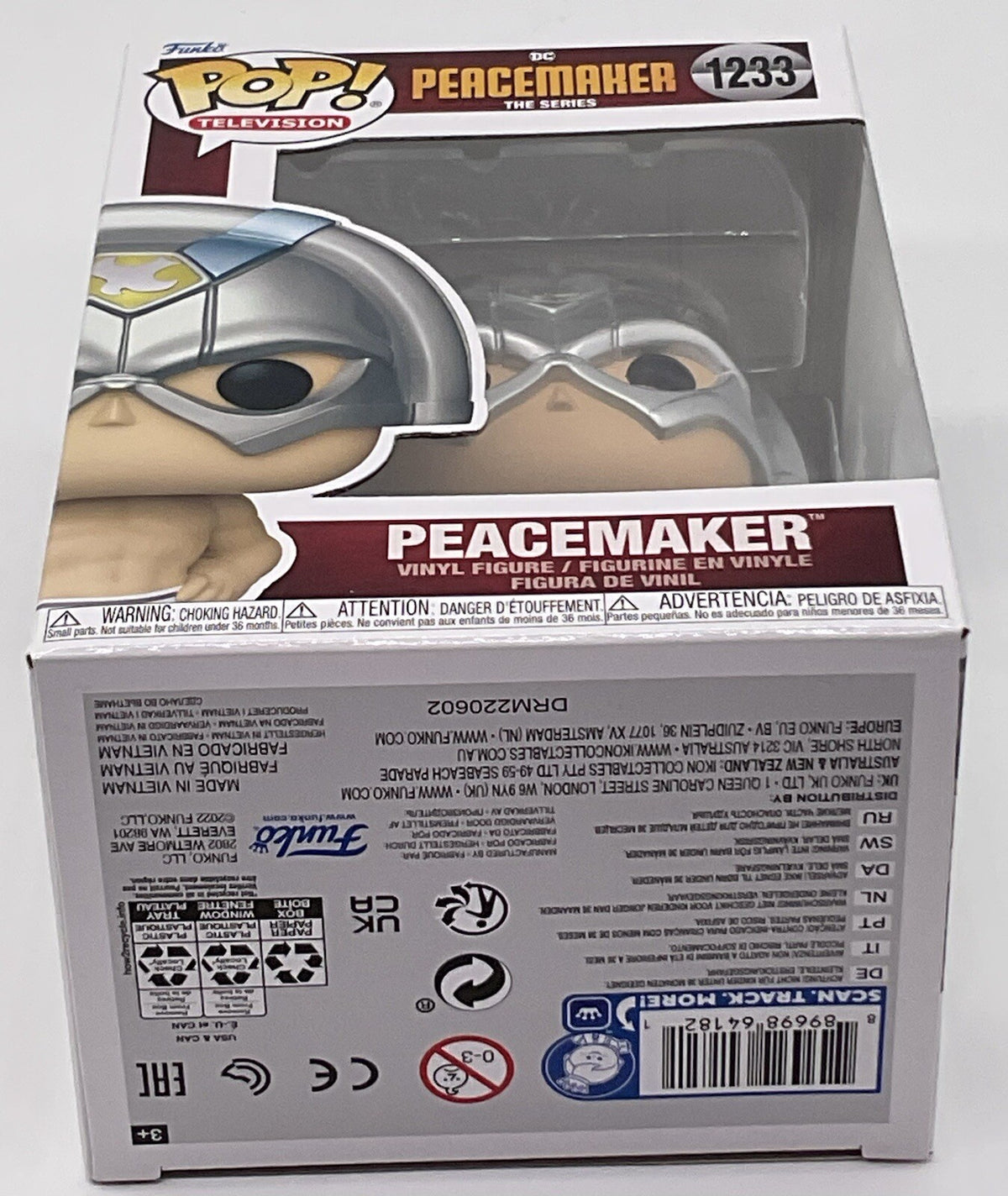 Peacemaker Pop #1233 DC Peacemaker The Series Funko  2022 with Protector