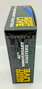 Saturday Night Live 40th Anniversary Coasters Set of 8 - 3 3/4 inch Wooden 