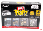 Star Wars Funko Bitty Pop 4-Pack with Stackable Shelf 2025 (A)