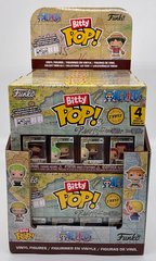 One Piece Funko Bitty Pops 4 Pack 2025 Includes One Bitty Pop Shelf (H)