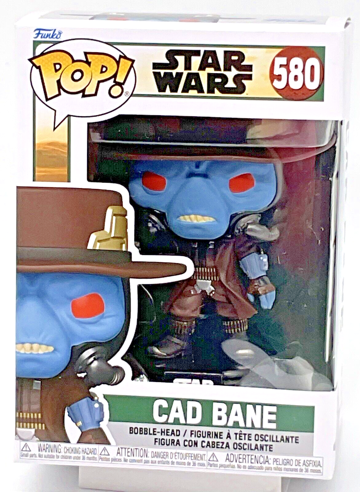 Cad Bane Pop #580 Star Wars Book of Boba Fett Funko Pop 2022
