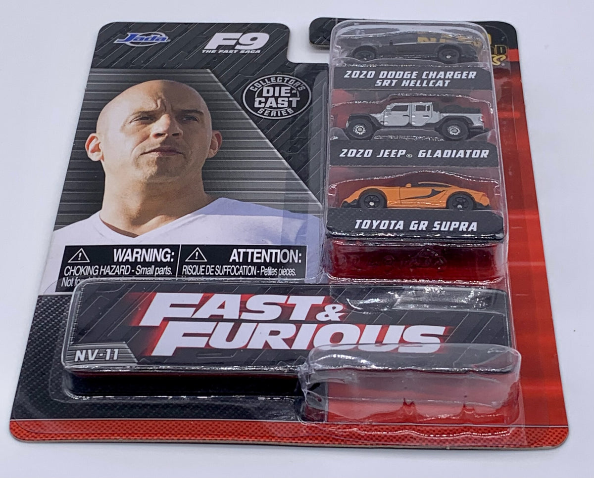 Nano Hollywood Rides Fast & Furious F9 The Fast Saga 3 piece Die Cast Set