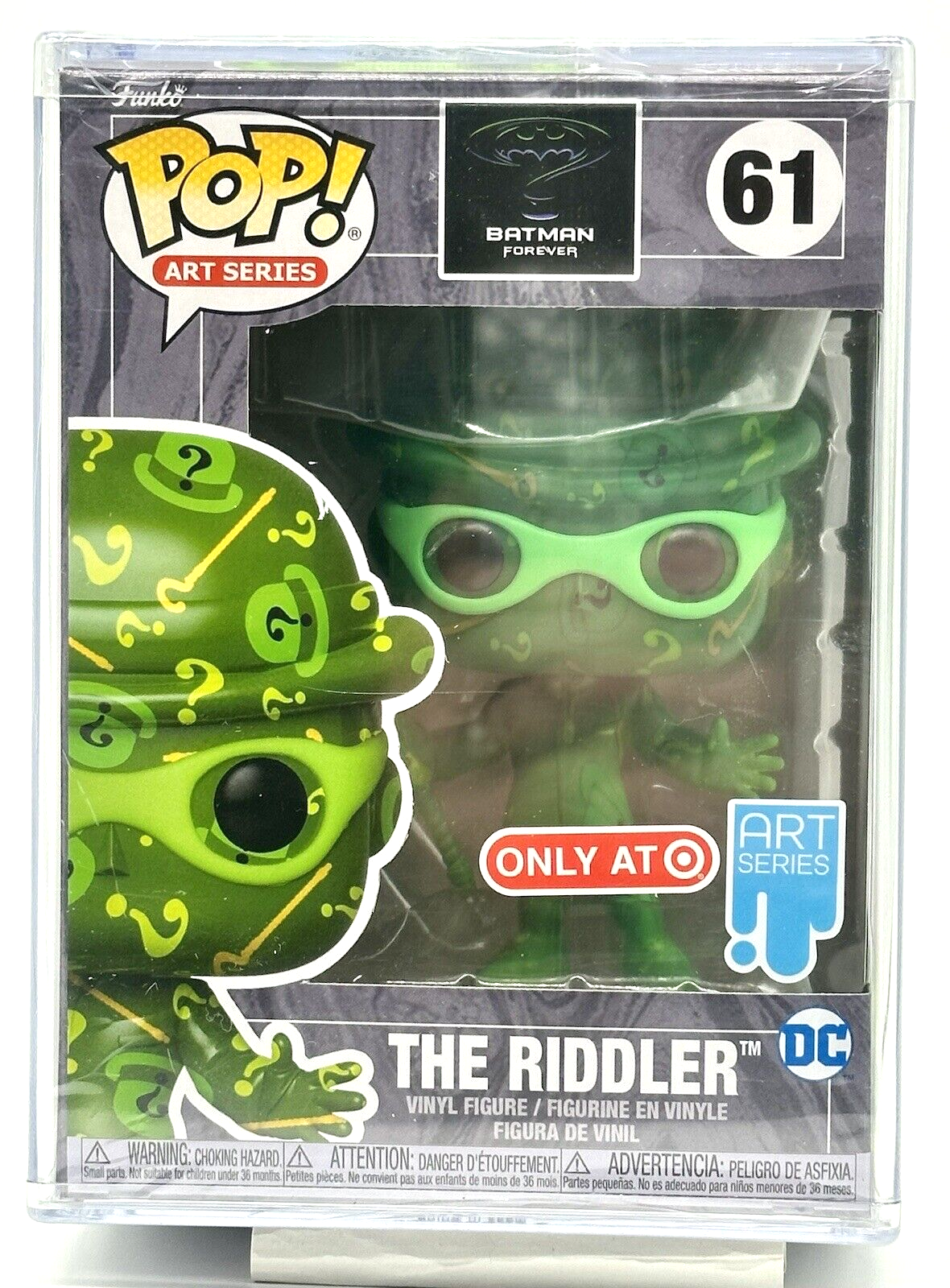 The Riddler Pop #61 Batman Forever Art Series Target Exclusive in Hard Protector