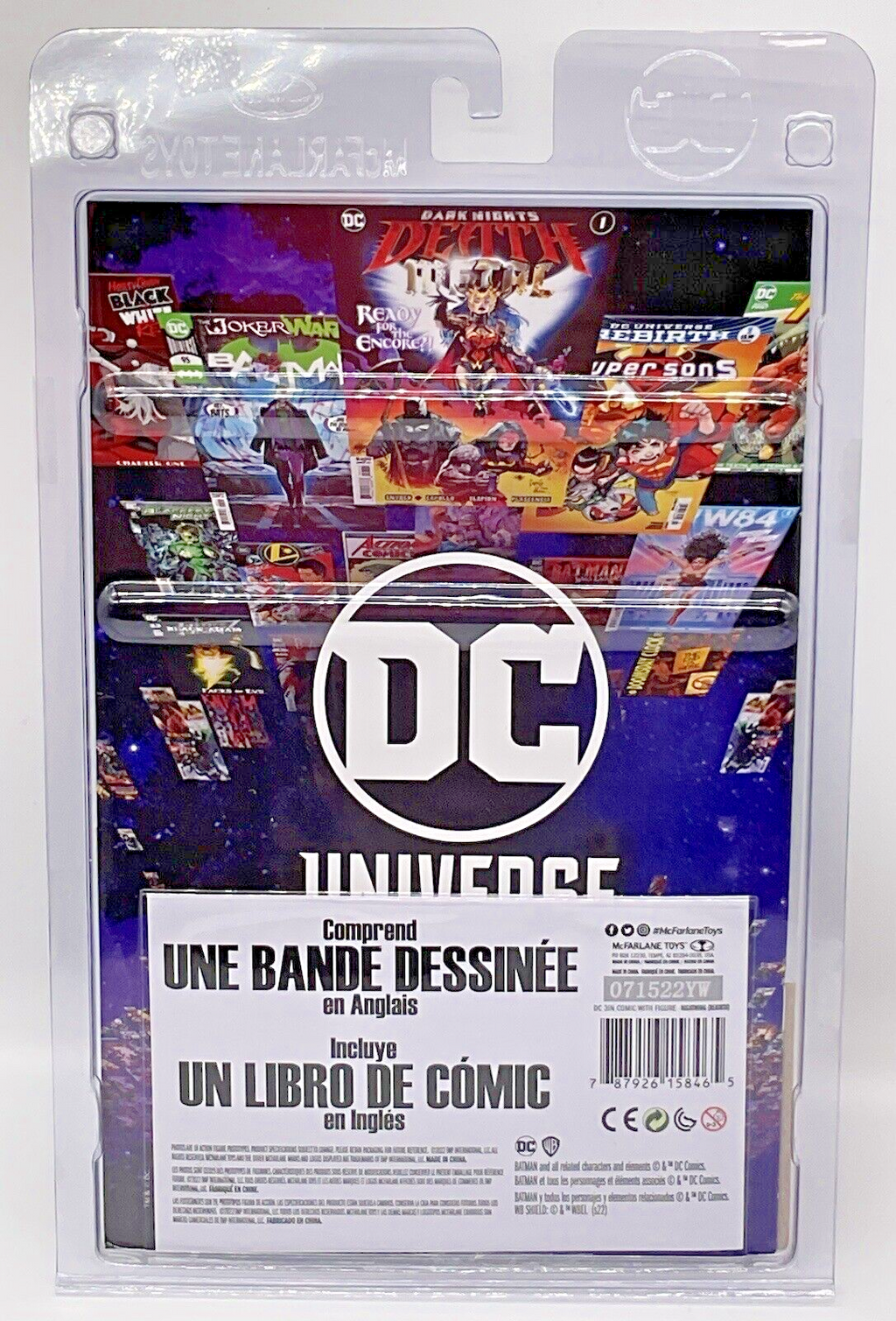 Nightwing Figure and Comic Book Rebirth DC Nightwing 3 in. Figure McFarlane Toys