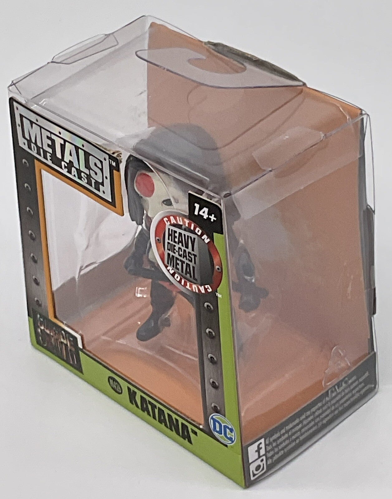 Katana Suicide Squad Metals Die Cast Figure 2 1/2in Jada Toys Heavy Die Cast Met