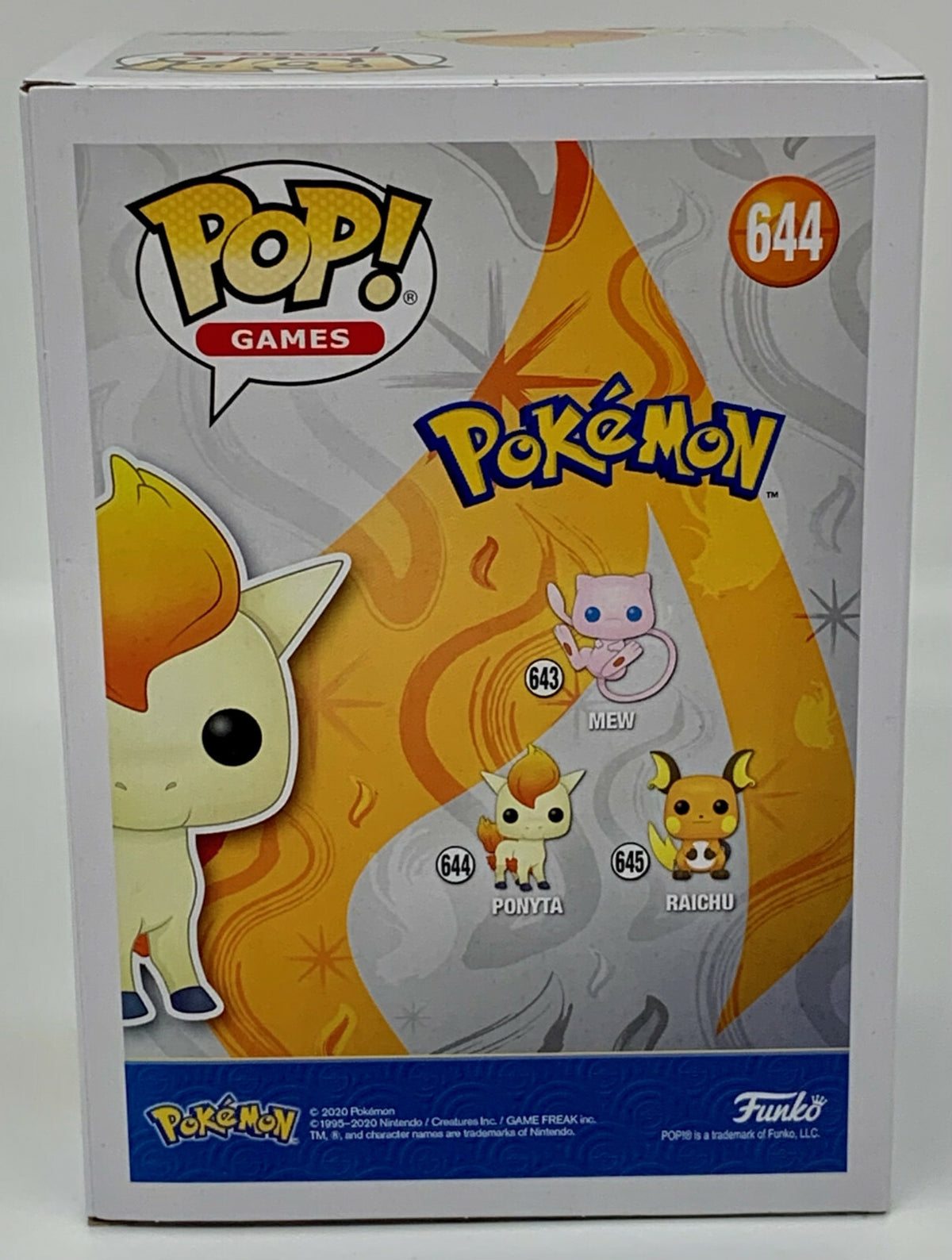 Ponyta Pop #644 Pokemon Funko Pop Games 2020 Pokemon