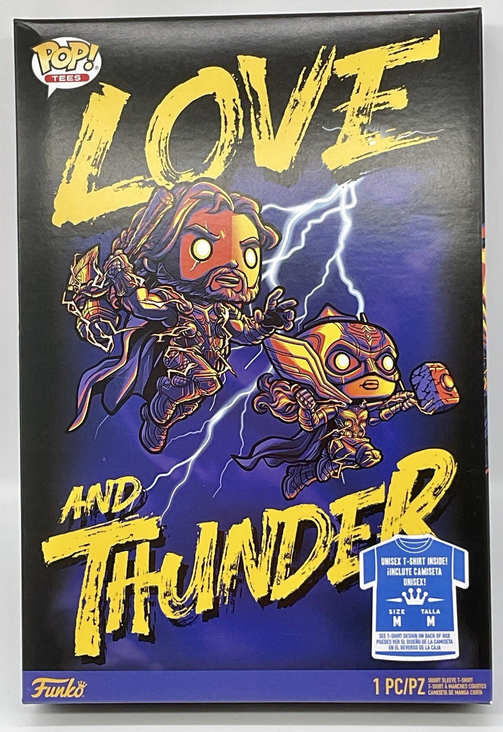 Funko Boxed Tee Thor Love & Thunder Marvel Size Medium Unisex