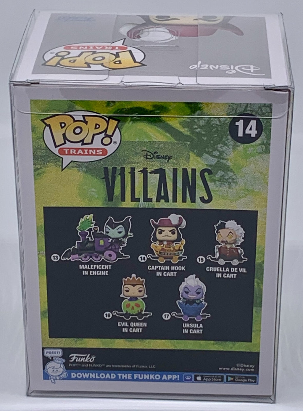 Captain Hook in Cart Pop #14 Disney Villains Funko Exclusive Pop 2022 Protector