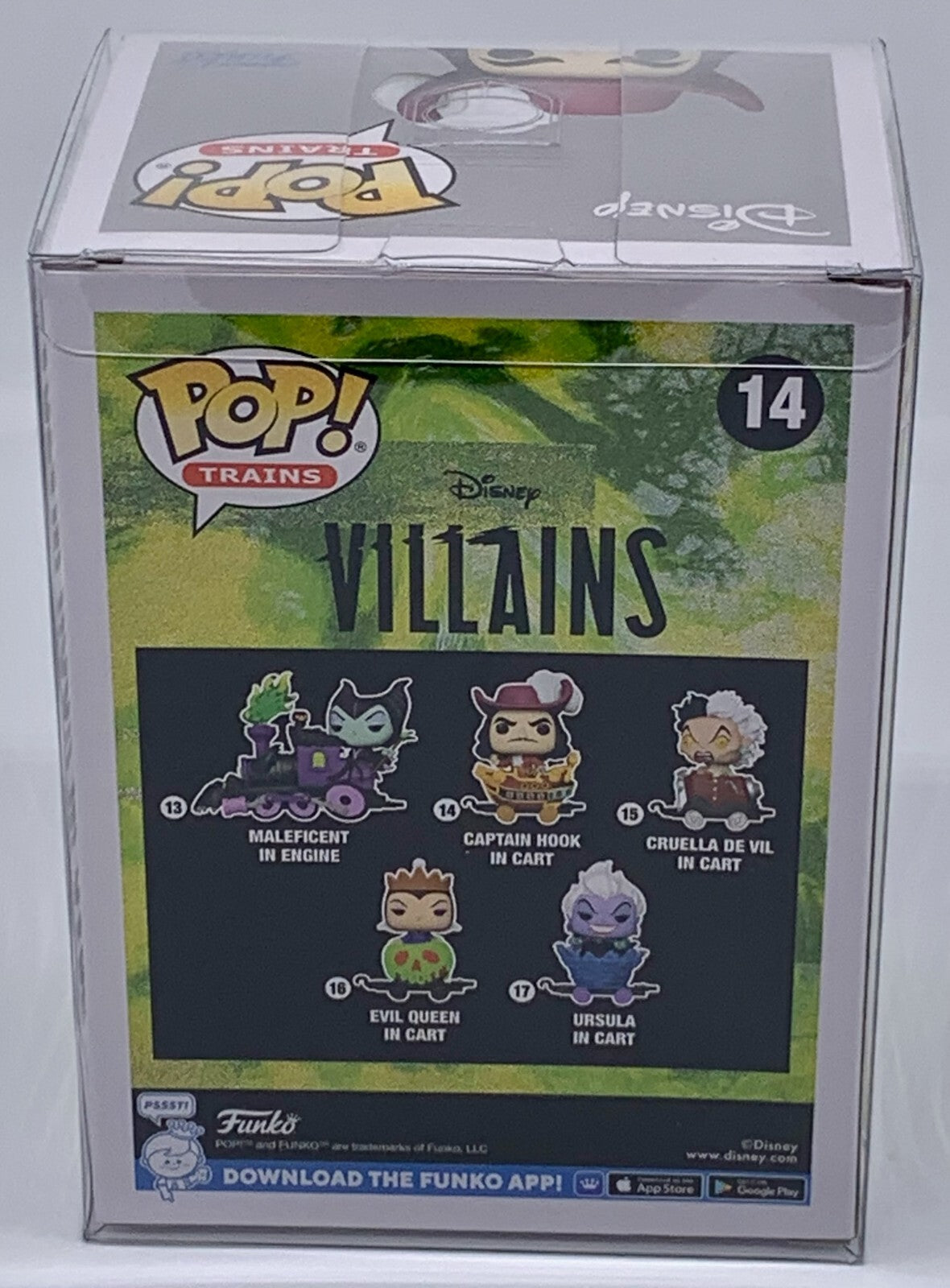 Captain Hook in Cart Pop #14 Disney Villains Funko Exclusive Pop 2022 Protector