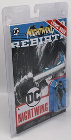 Nightwing Figure and Comic Book Rebirth DC Nightwing 3 in. Figure McFarlane Toys