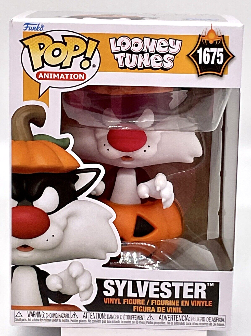 Sylvester Pop #1675 Pumpkin Halloween Funko Looney Tunes 2024